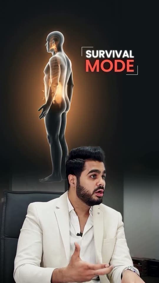 Doctor beside a glowing anatomy figure labelled Survival Mode